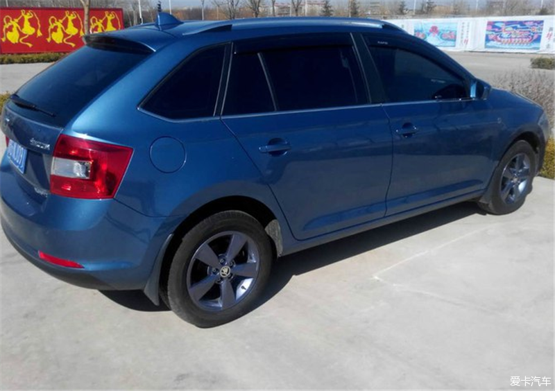 蓝动一岁   轮毂改色_斯柯达昕动论坛_xcar 爱卡汽车