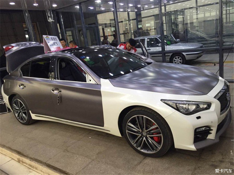 > 超帅的q50l电光灰,太赞啦!