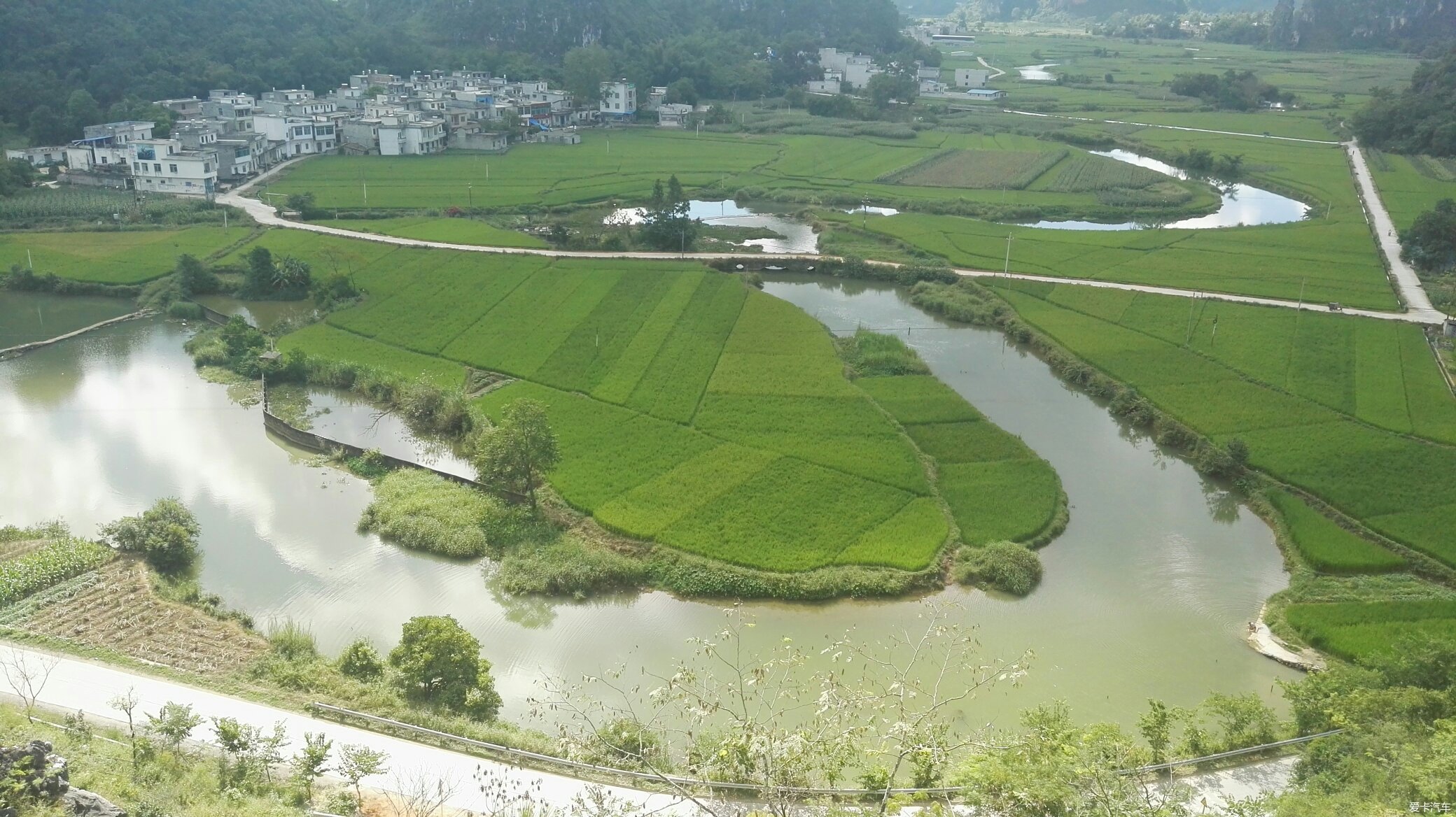 天等县都康乡田园风光