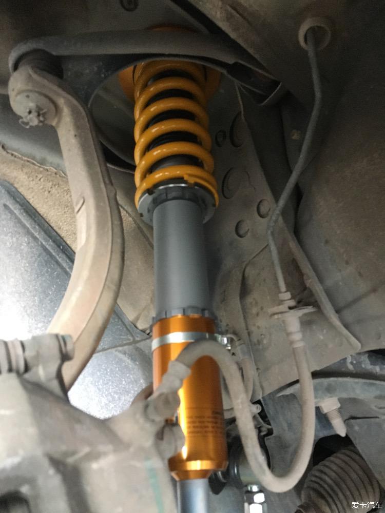 新锐志安装奥林斯避震ohlins