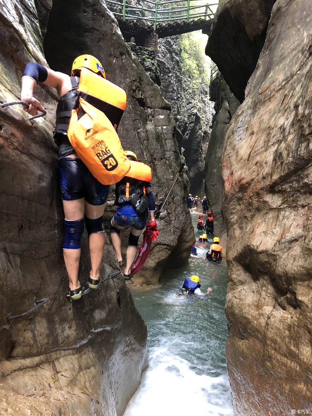 金刀峡人体溪降——好玩,好耍