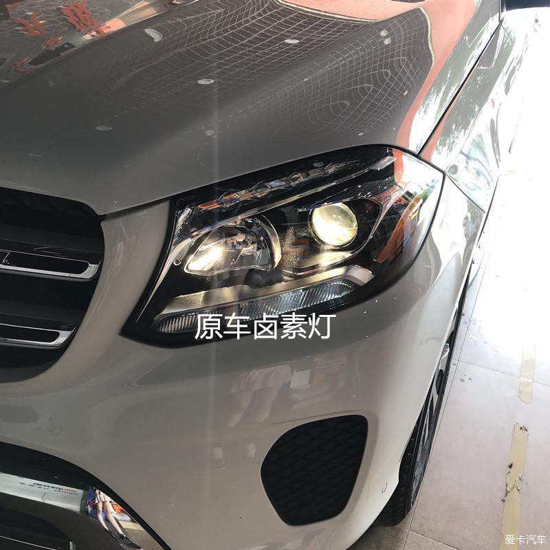 奔驰GL450原车卤素灯伤不起,广州哪里可以改