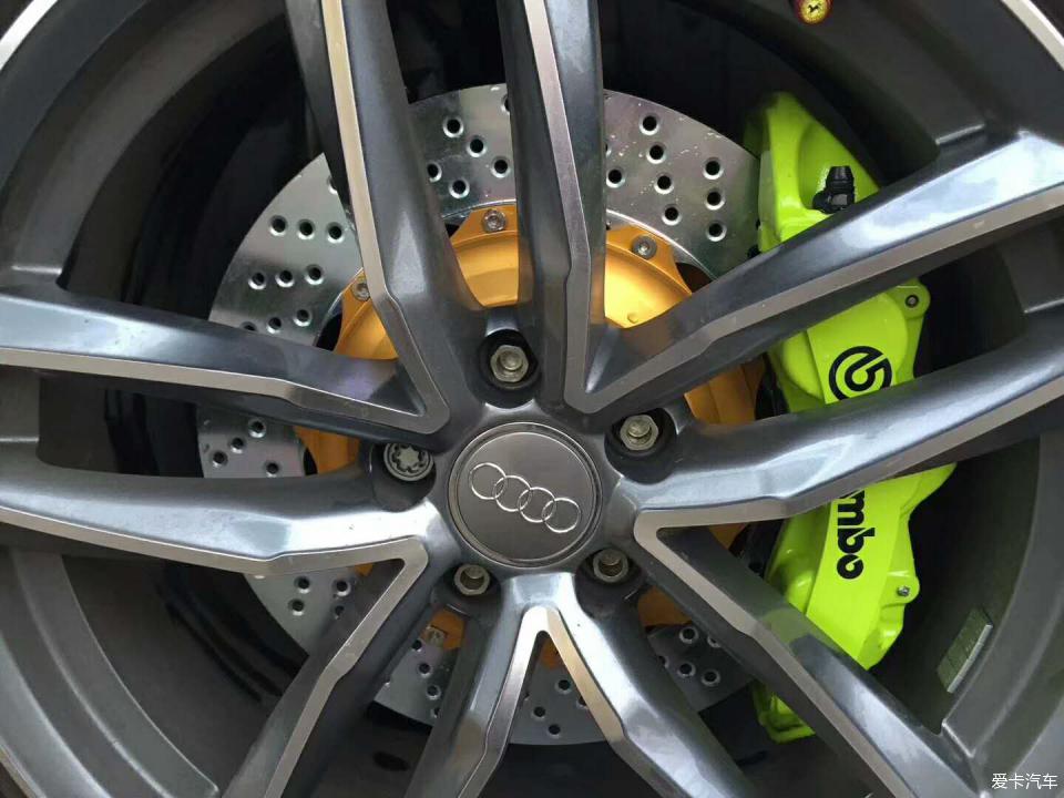 奥迪s3制动改brembo gt六活塞刹车卡钳套装带质保卡