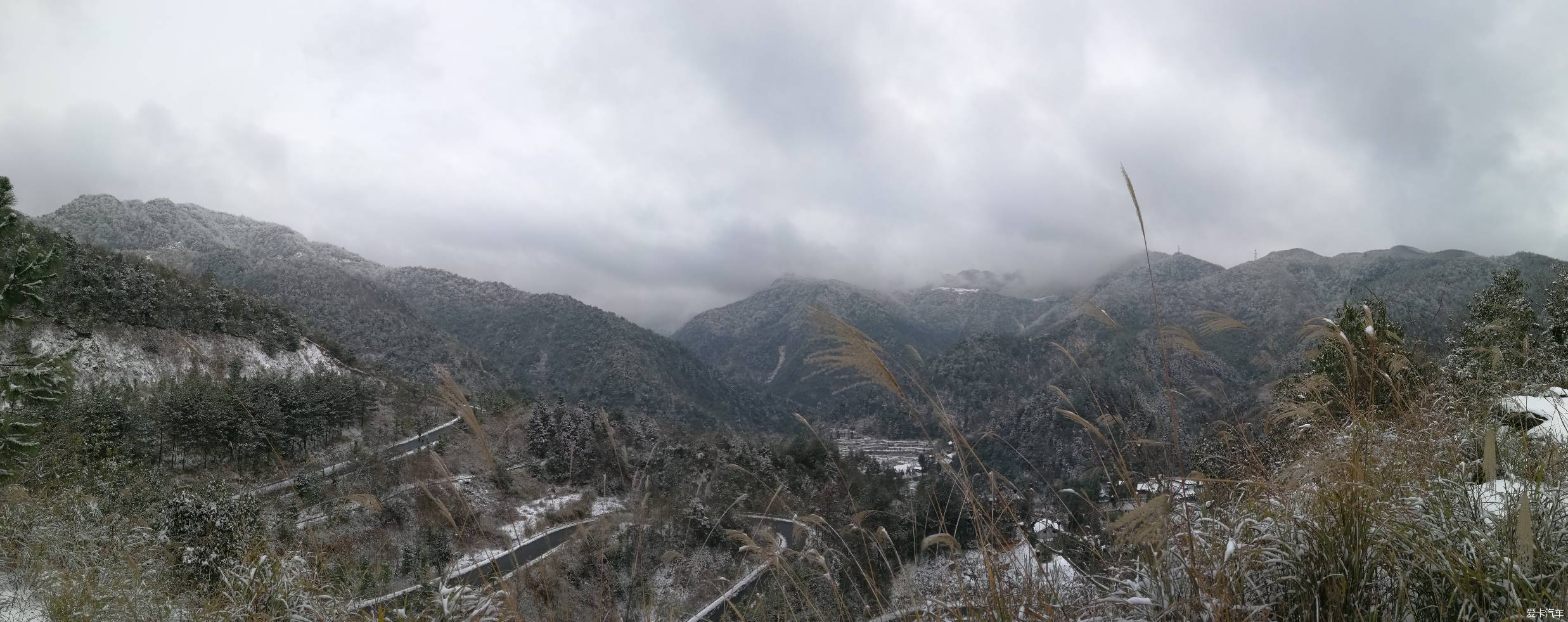 > 新年登高,雪后徒步遵义金鼎山