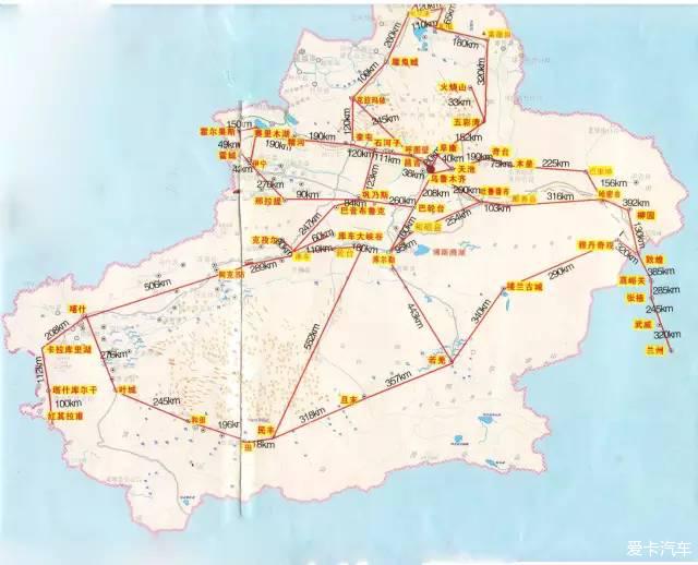 > 史上最全的新疆各地景点旅游地图!强烈建议收藏!