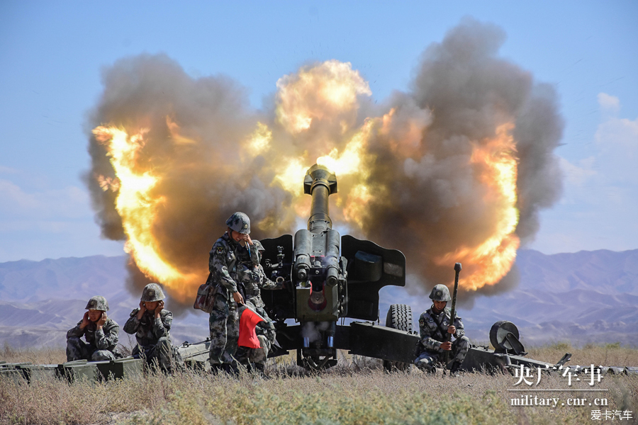 震撼pla陆军炮兵实射硬核来袭