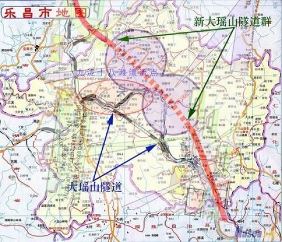 "全线电气化复线铁路",其中的"衡广段"工程就必须在大瑶山段去弯取直