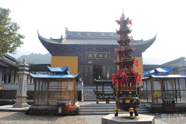 太湖西山国家地质.  路过水月禅寺.