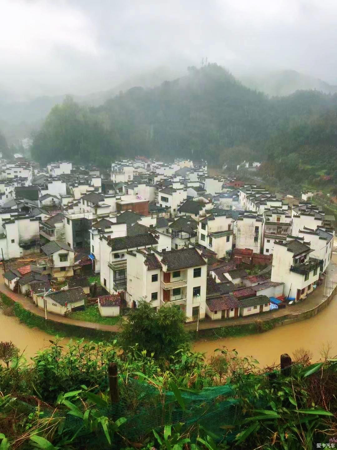 中国最圆村庄江西婺源菊径村