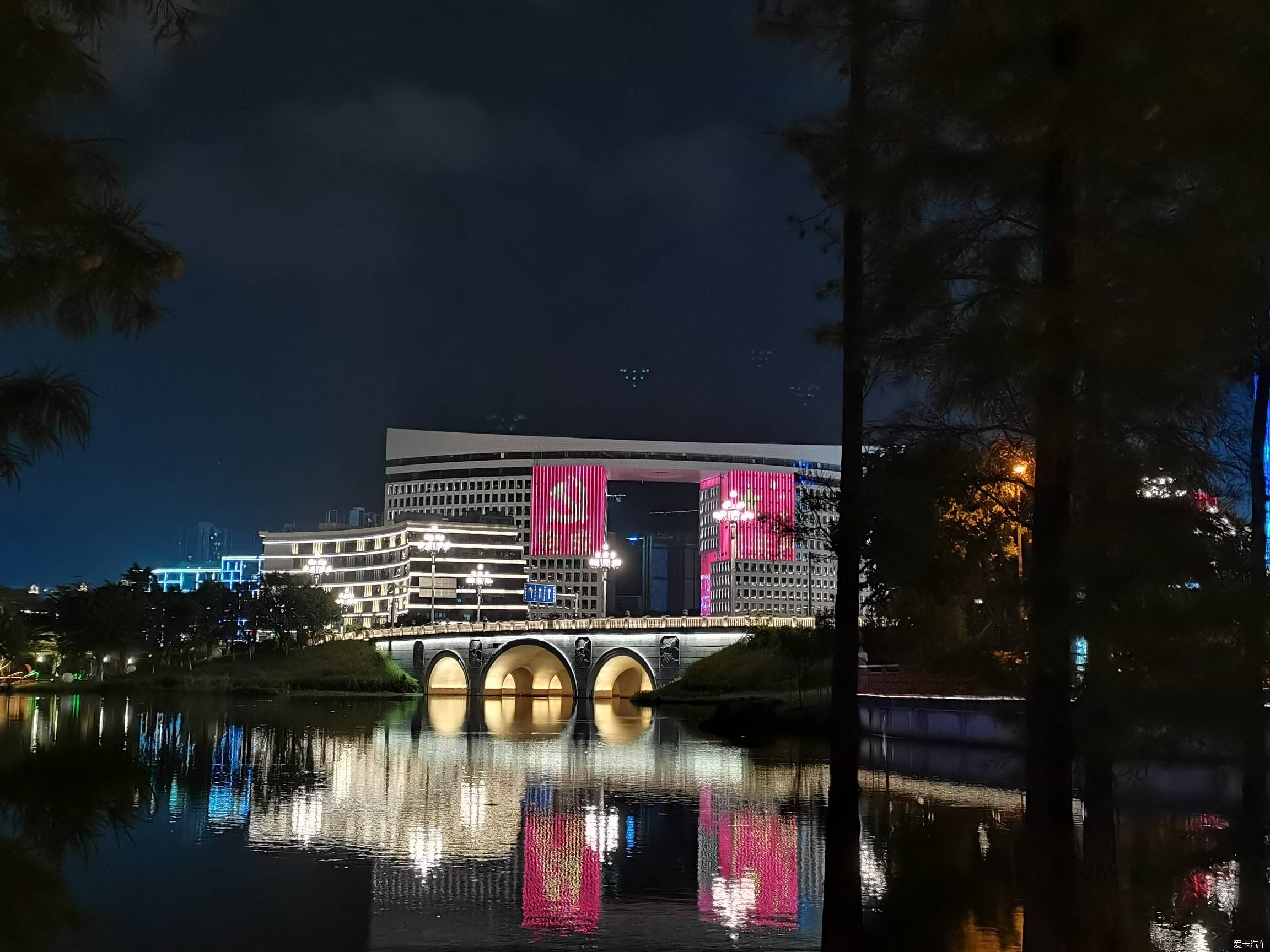 【热搜冲顶】广州市黄埔知识城——迷人的夜景!