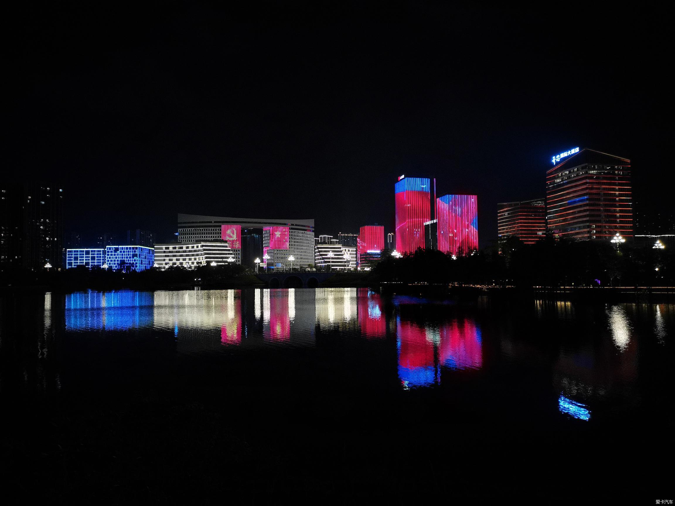 【热搜冲顶】广州市黄埔知识城——迷人的夜景!