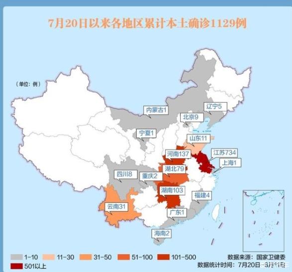 31省份新增61例本土确诊江苏38例