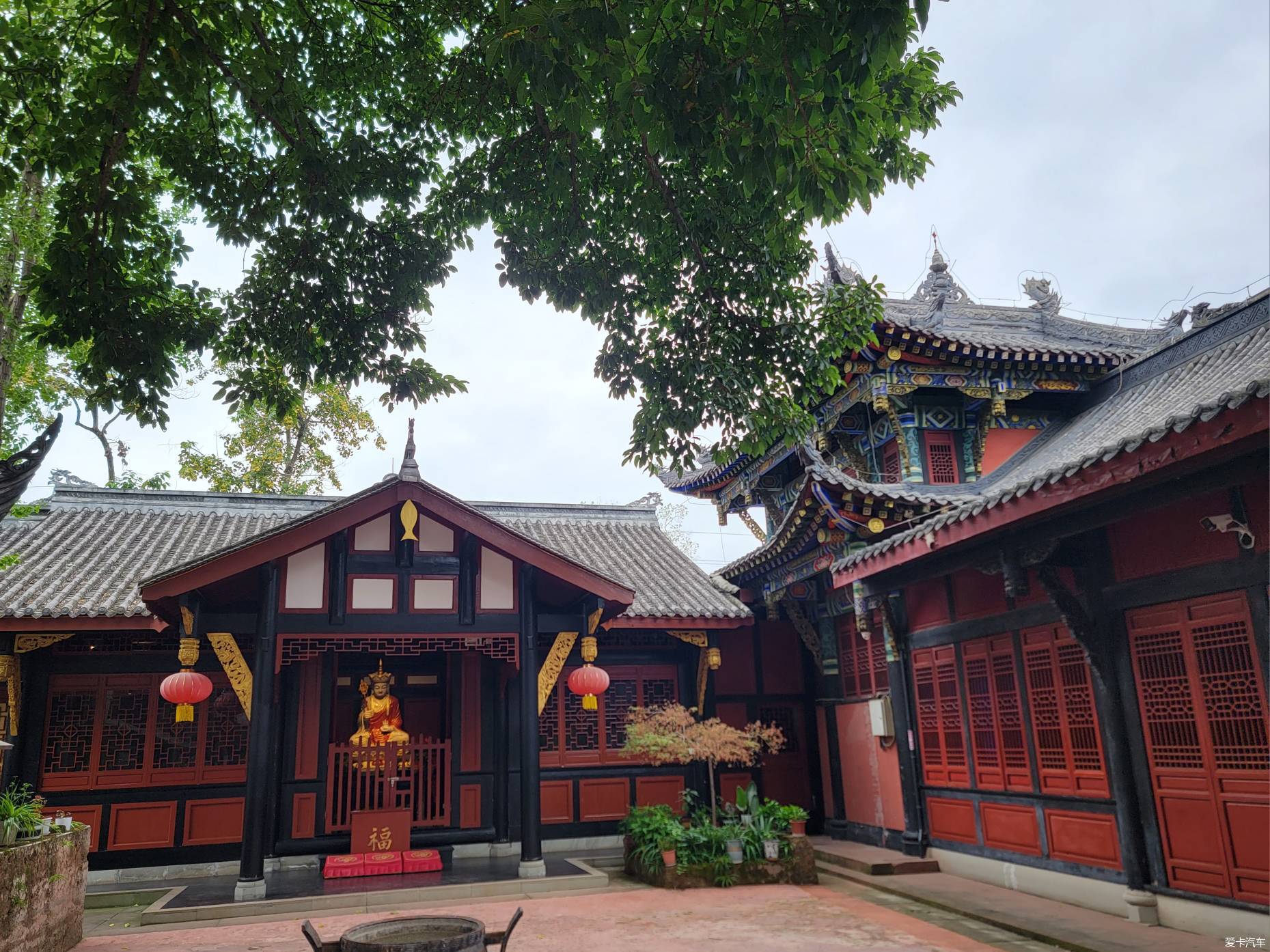 国庆游内江圣水寺
