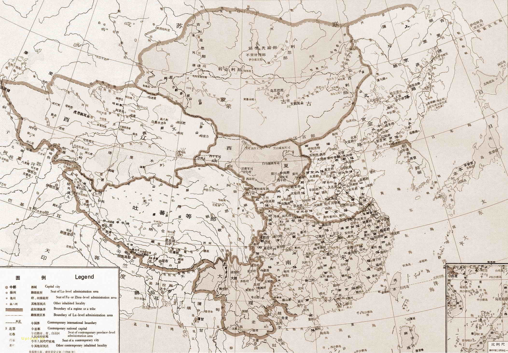【精华】中国历代边疆地图--喜欢历史的可以看看