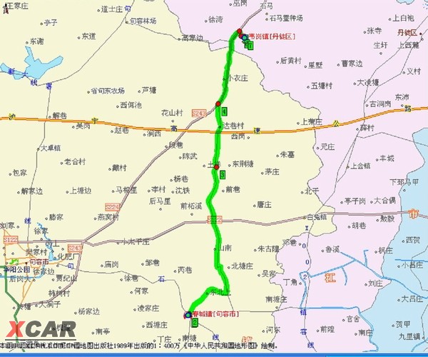 行程路线3:韦岗温泉s243省道转312国道绕道(收费站)仙林