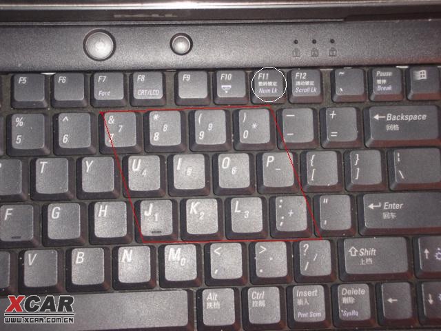 DELL的笔记本数字键盘无法解锁,高手帮忙看看