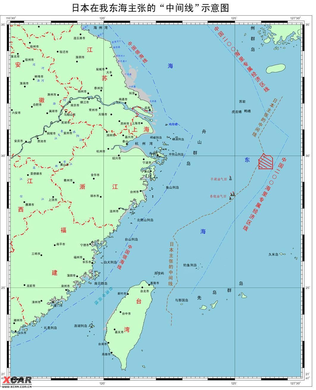 细看东海共同开发示意图