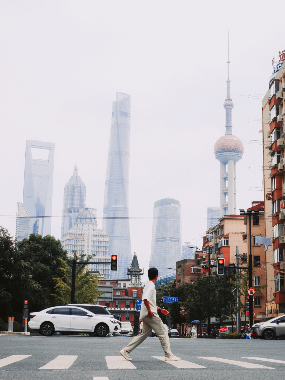 我家乡玩一天｜上海徒步8w步拍到的机位