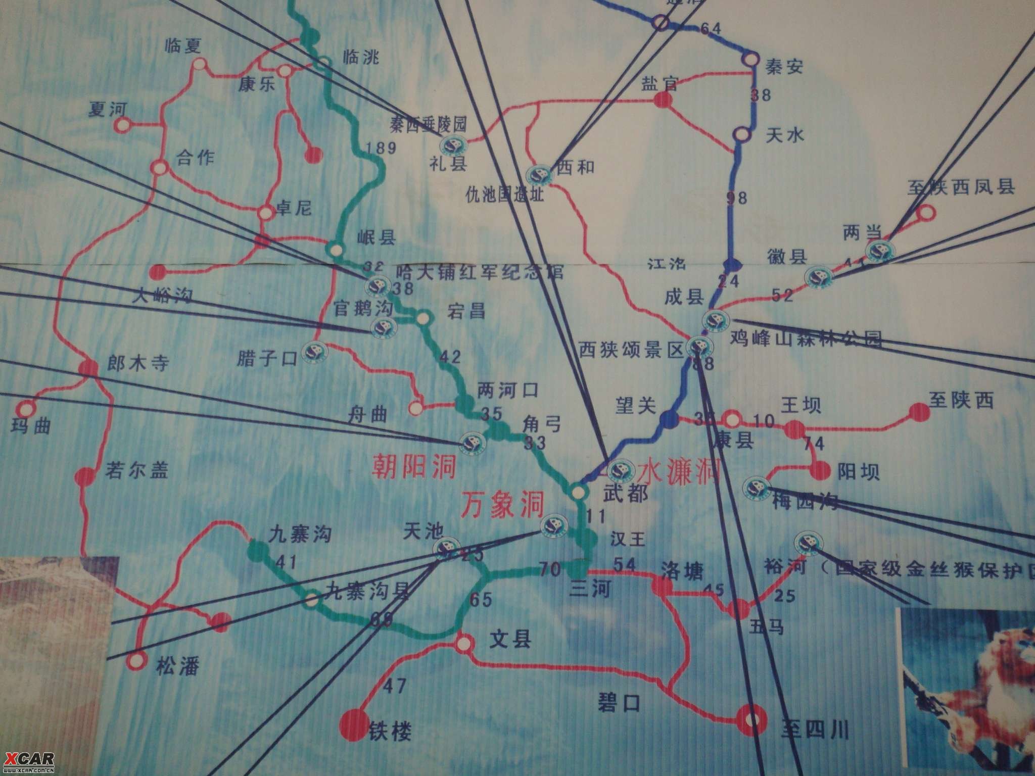 官鹅沟景区地图图片