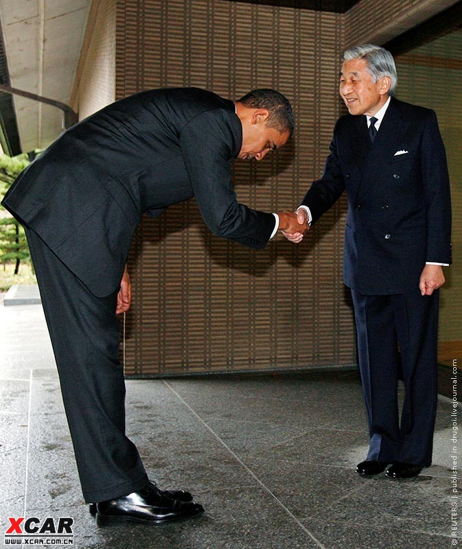 美国总统觐见日本天皇