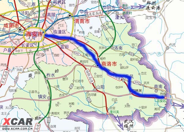 陕西眉太高速路线图图片