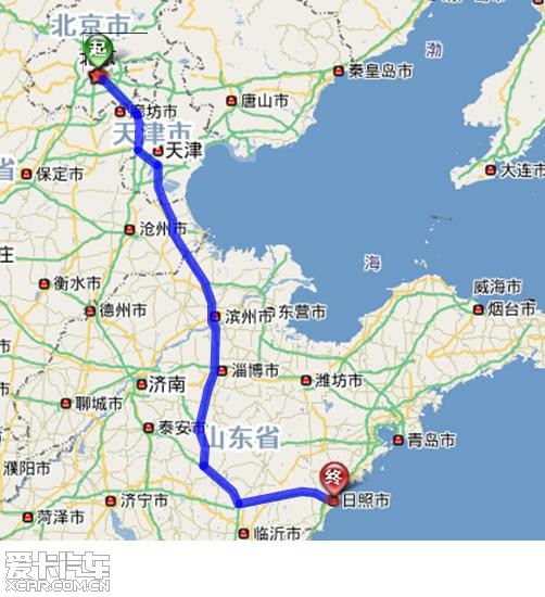 路书(看黄河,黄海.北京—日照)_自驾游路书专区_爱卡汽车