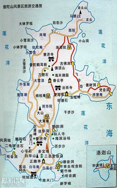 三亚南山寺景区地图图片