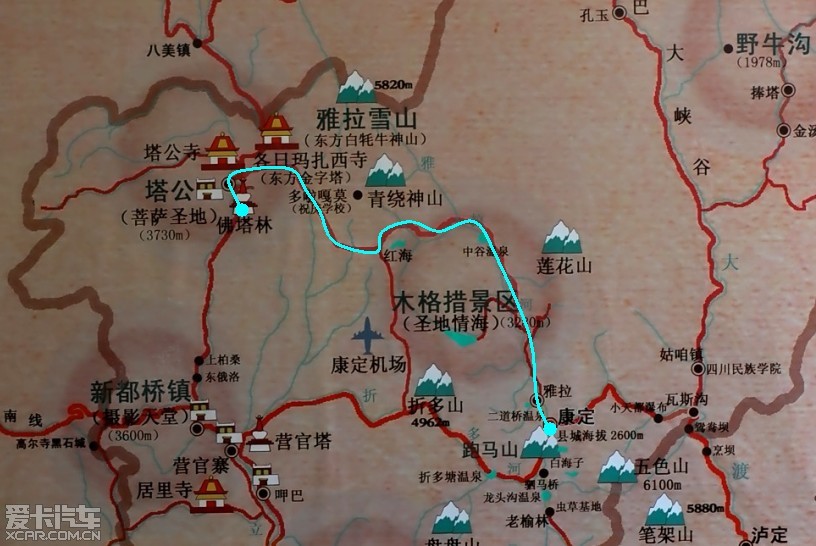 青海野牛沟地图图片