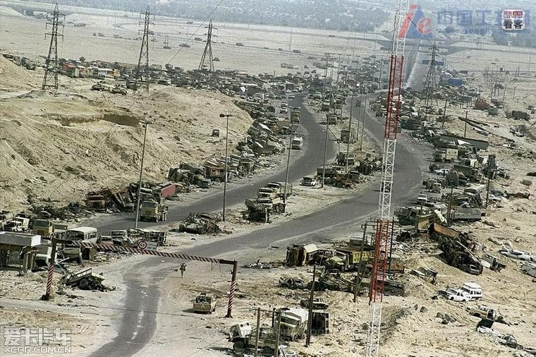 海湾战争死亡公路图片