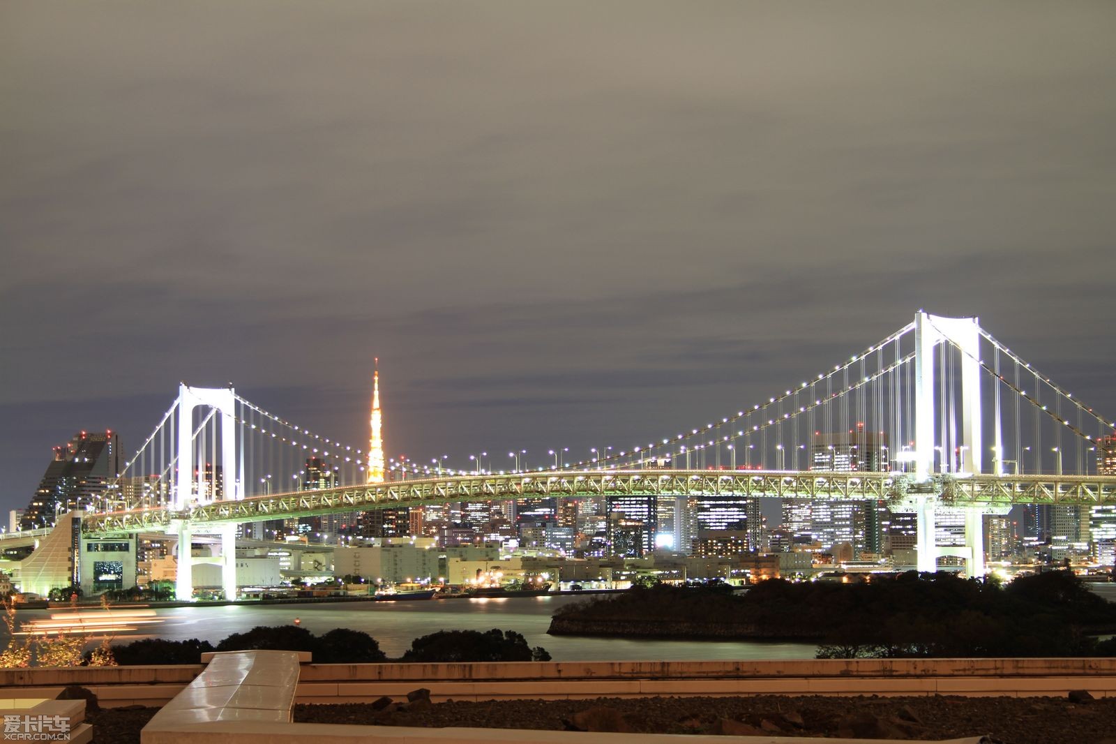 东京的彩虹大桥,远处是东京铁塔!… 查看本楼