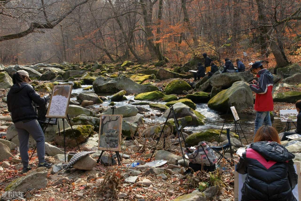 溪澗遍佈,奇峰怪石的大地森林公園 --晚秋景色