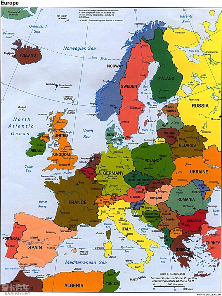 南欧地理位置图片