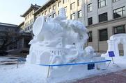 最美黑土地哈工程之国际雪雕大赛