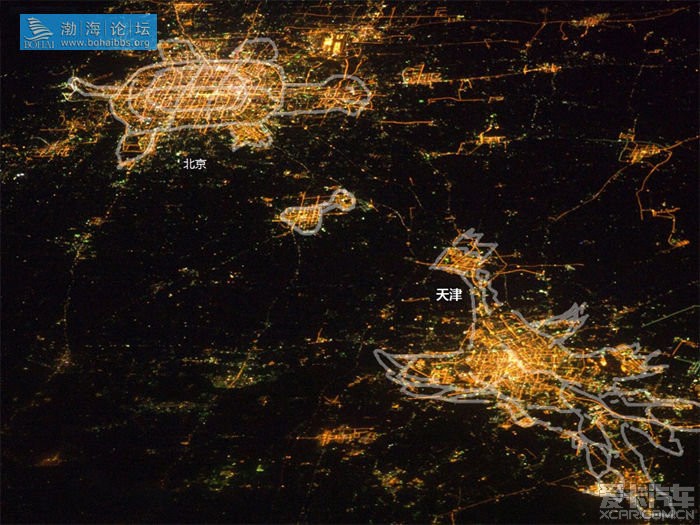 谷歌卫星夜景地图图片