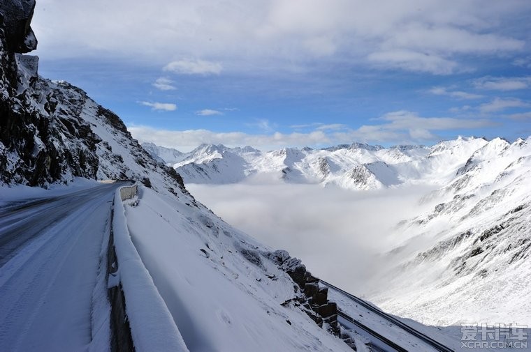 巴郎山雪景片片分享