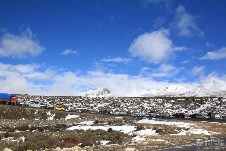 2013国庆长假康定折多山观雪景