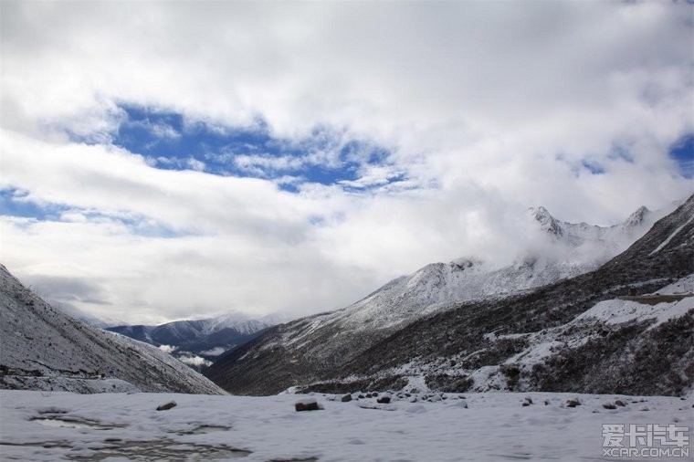 标题:2013国庆长假康定折多山观雪景