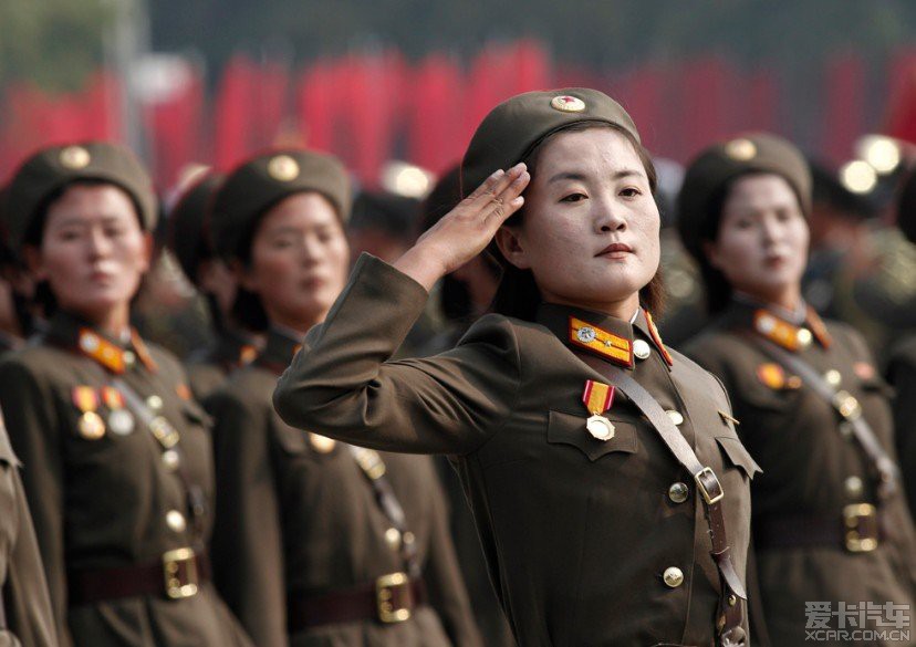 朝鲜女兵口味重饭后慎入