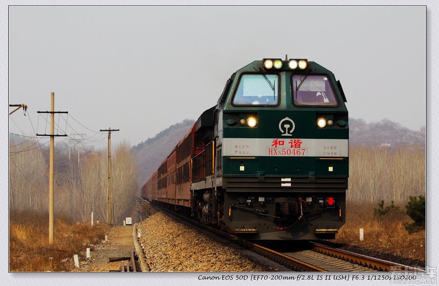 來自今天拍攝的密雲縣京承鐵路線上的火車