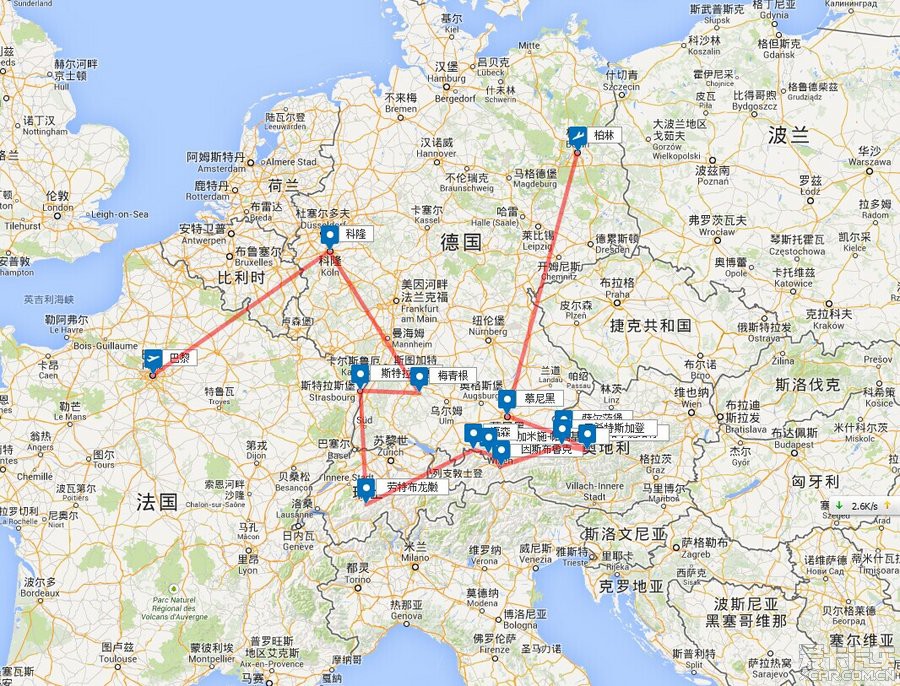 米施-帕腾基兴比荷巴赫福森劳特布龙嫩伯恩斯特拉斯堡梅青根科隆巴黎