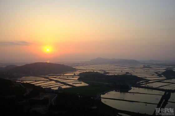 宁海王干山日出图片