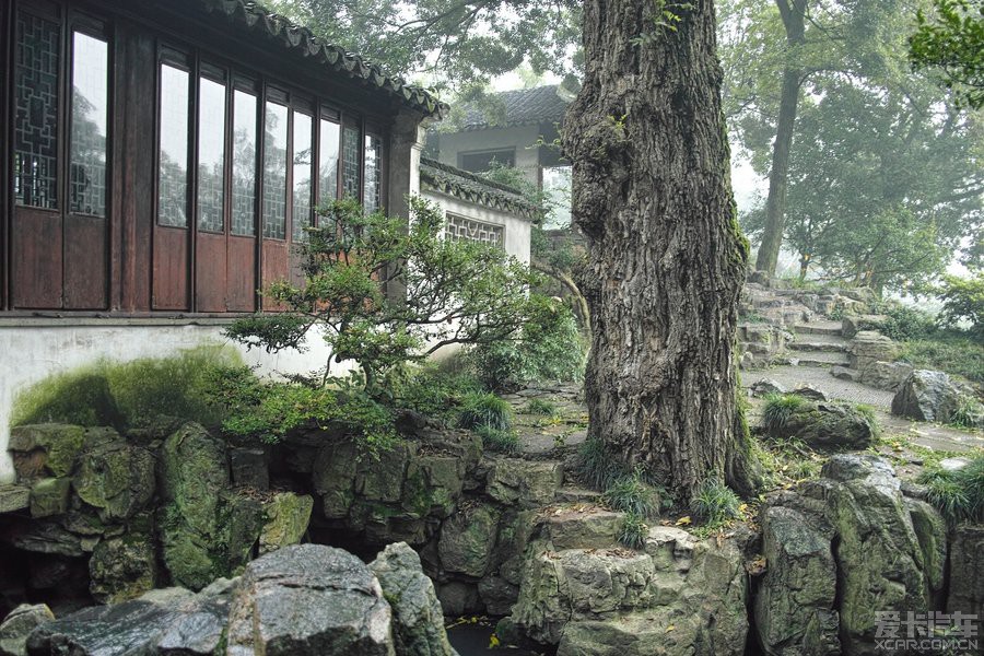 拙政园的听雨轩图片