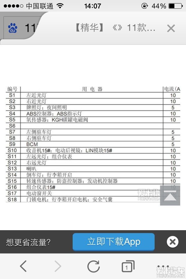 04款捷達保險絲盒圖 11款捷達保險盒說明圖