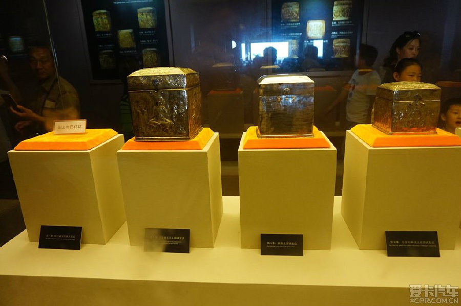 法門寺珍寶展覽館 出土的存放舍利子的寶函