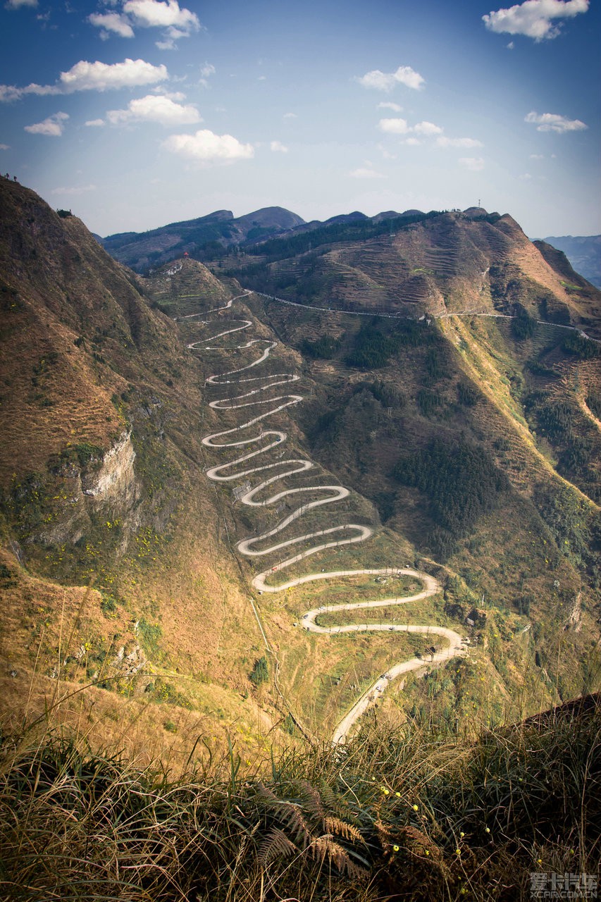 贵州晴隆,听说有个著名的抗日公路24道拐,这次春节过去就顺便去看了看