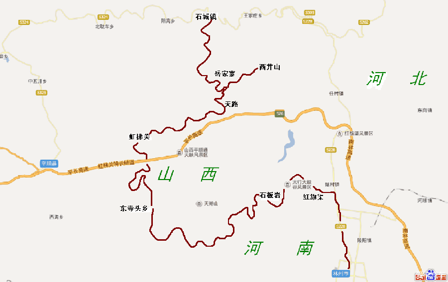 井底村自驾旅游路线图片