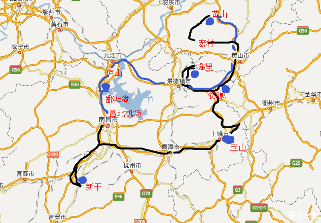 瑶里古镇地图图片