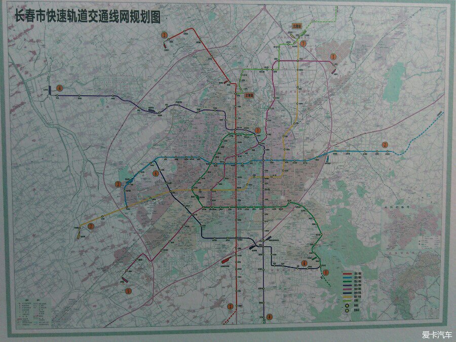 长春市轨道交通规划图图片
