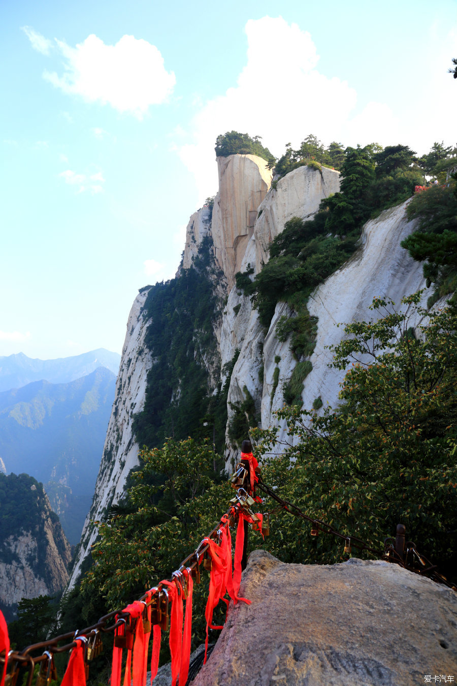 > 爬華山,感嘆華山之險