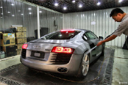 全车改色金属拉丝钛——11年Audi R8 V8 4.2
